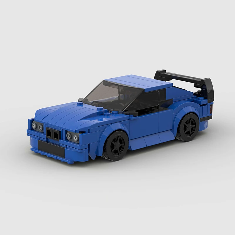 E36 Racing Sports Car Vehicle City Speed Champion Racer MOC Building Blocks Brick Sets Creative Garage Toys Kid Holiday Gift Boy