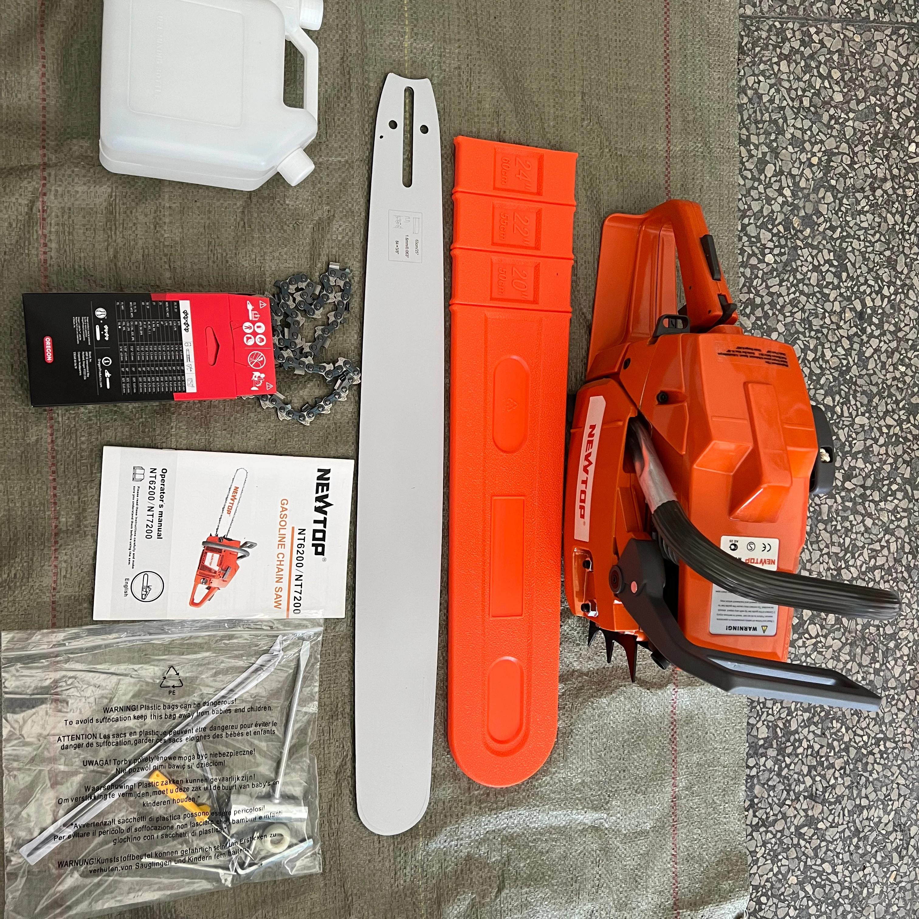 Professional Chainsaw 2 Stroke 72cc Petrol Chain Saw H272 Tree Cutting Saw Chain