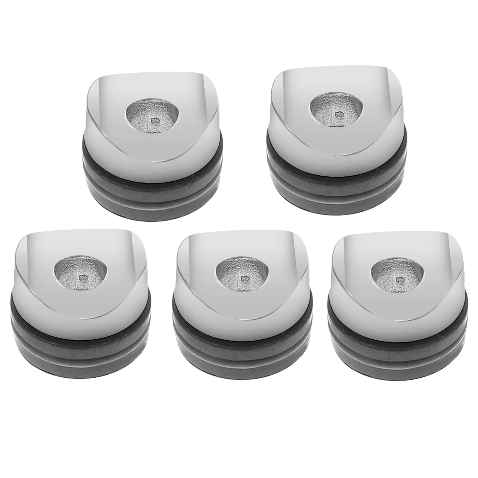 5 Pcs Airless Paint Sprayer Tips Flat Tip Seal Metal Nozzle Holder Replacement Parts for Seal Tip Gasket Kit of Airless