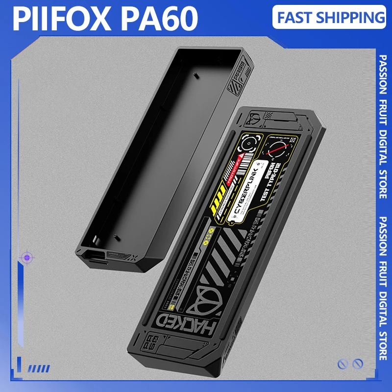 

Чехол PIIFOX PA60, алюминиевый сплав Madlion MAD60/GH60, 60% механические аксессуары для клавиатуры, тема аниме, подходит для WOOTING 60HE+