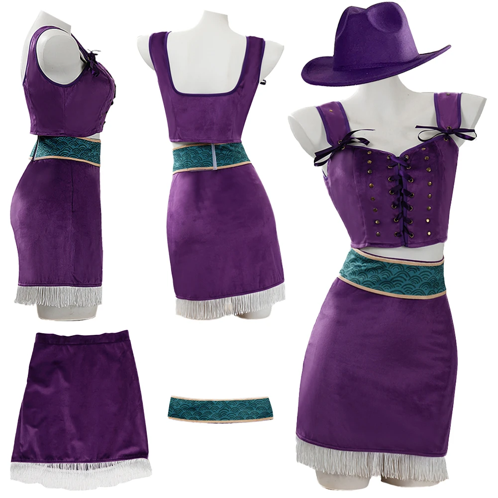 Pirate Nico Robin Cosplay Fantasy Sleeveless Vest Hat 2026 Live Action TV Pirate Costume Disguise Halloween Adult Women Outfits