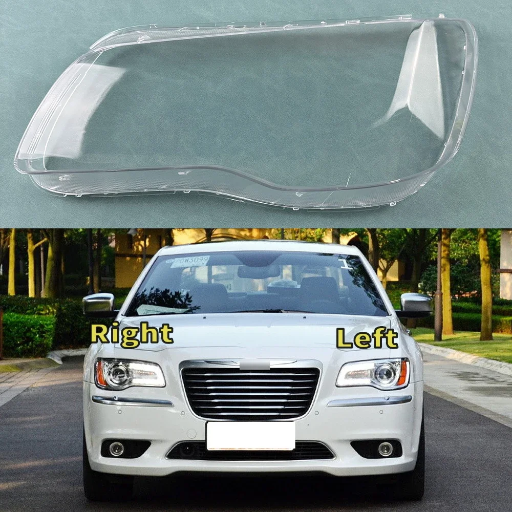 

For Chrysler 300C 2011-2017 Headlight Cover Transparent Lampshade Lamp Lens Headlamp Shell Plexiglass Auto Replacement Parts
