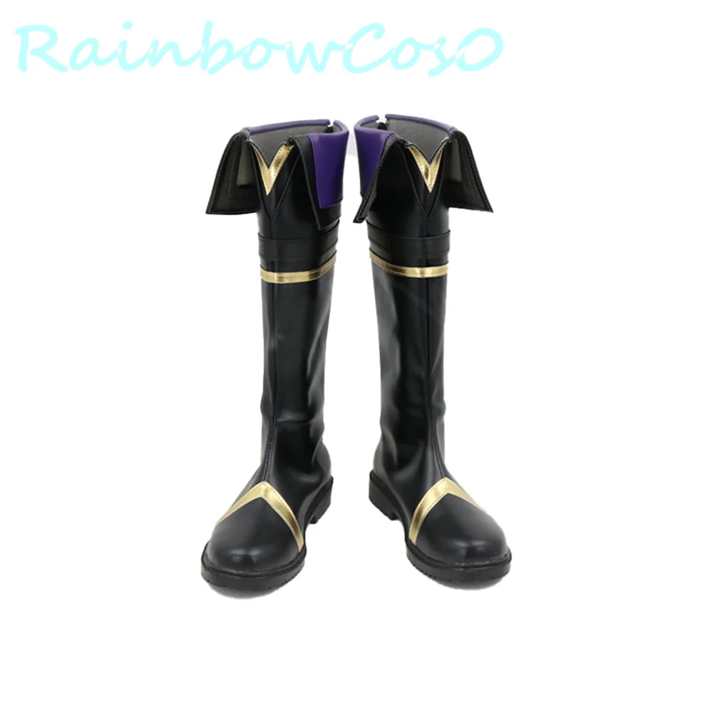 Die Überlegenheit in Schatten Cid Kageno Schatten Cosplay Schuhe Stiefel Spiel Anime Halloween Weihnachten RainbowCos0 W2860-2