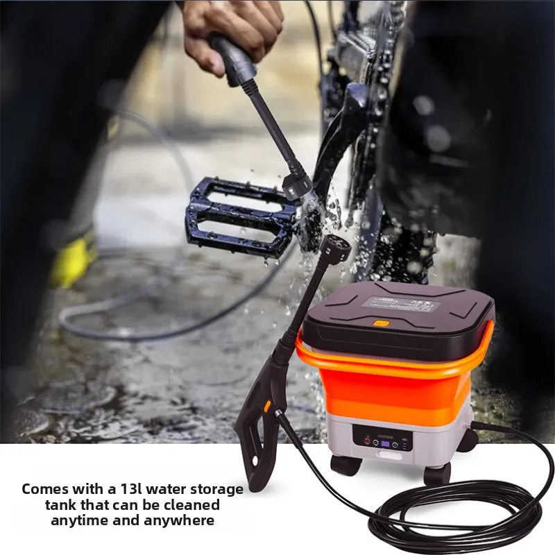 غسالة الضغط المحمولة القابلة للطي |   مسدس غسيل السيارات اللاسلكي عالي الطاقة |   آلة التنظيف الخارجية متعددة الوظائف ​