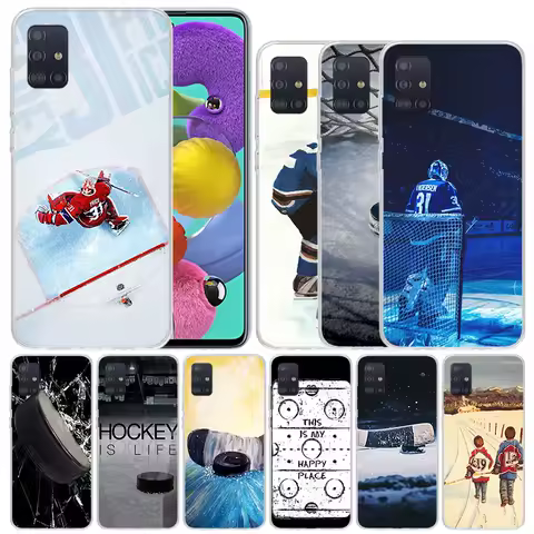 Ice Hockey Rink Sport for Samsung Galaxy A52 A42 A32 A22 A12 A72 A02S A51 A50 Phone Case A71 A70 A41 A31 A21S A20E A10 A40 A30 C