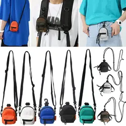 Trendy Hanger Mini Bag Carry Geld Mobiele Telefoon Id Huidverzorging Cosmetica Schoudertassen Portemonnee Rits Opbergtas