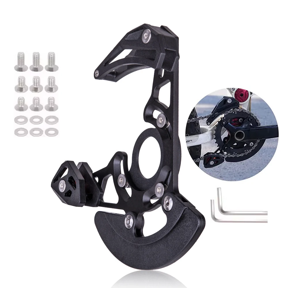MTB Bike ISCG05 Chain Guide Chainring Guard 1x Mountain Bike Pulley Chains Stabilizer DH 32T-38T BSA Compatible Bicycle CG04