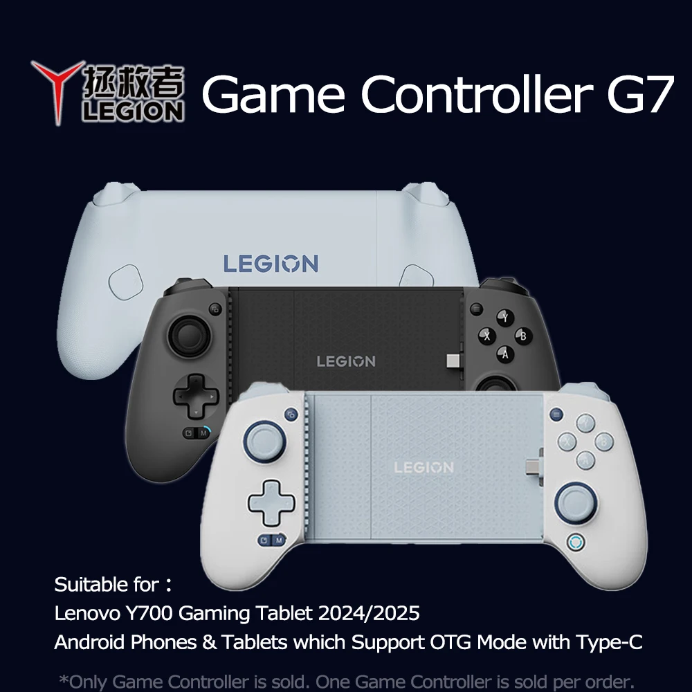 Legion Gamepad G7 controlador de juegos para teléfonos Android tabletas Legion Tab Gen 3 para Lenovo Y700 2024 2025 juego de deportes electrónicos tipo C
