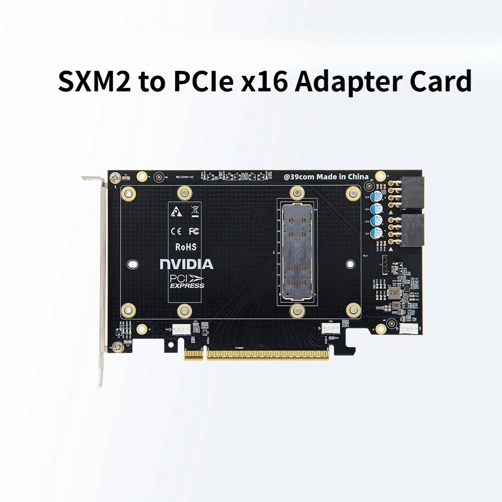SXM2 To PCIe 3.0 X16 Adapter Card 16G/32G for Nvidia V100 GPU Graphics Card Expansion Dual GPU 8P PCIe 4.0 16x To SFF-8654 Split