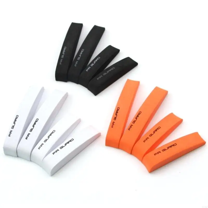 Protectores de borde de puerta lateral de coche de alto rendimiento Protector contra arañazos Protector de espuma EVA adecuado para automóviles-4 piezas