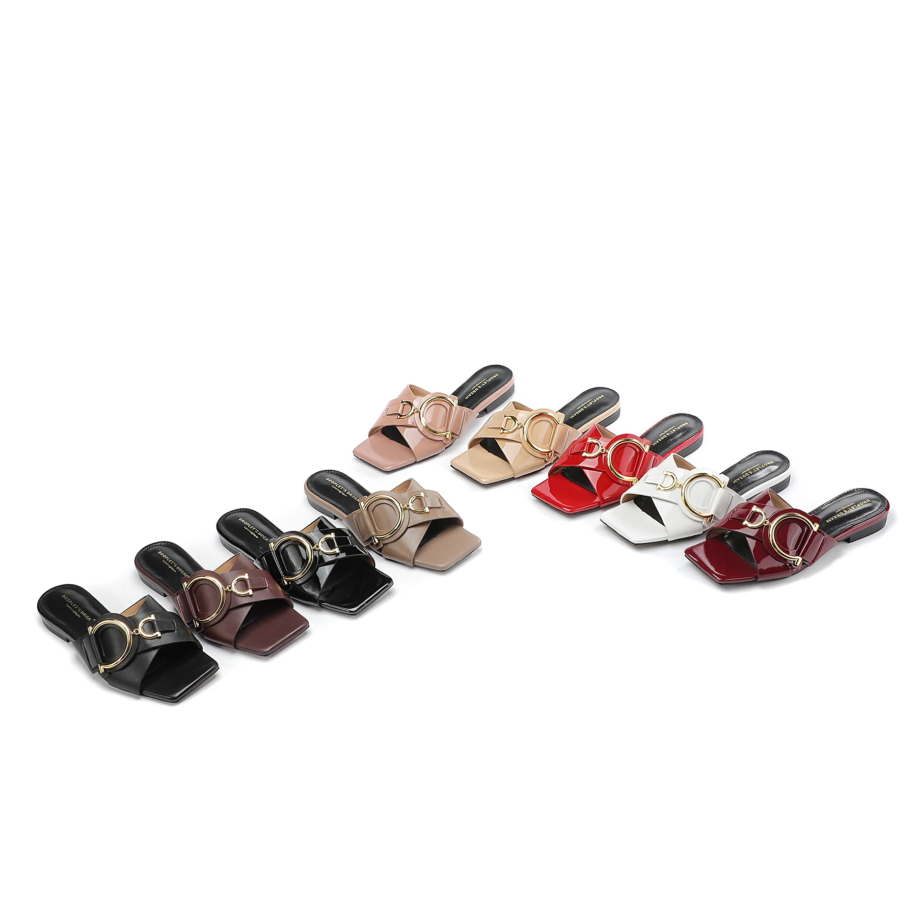 Summer Women's Shoes 2023 Plus Size 34-44 Women's Flat Bottom Slippers Outdoor Beach Shoes Fashion Party Shoes Wedding Shoes