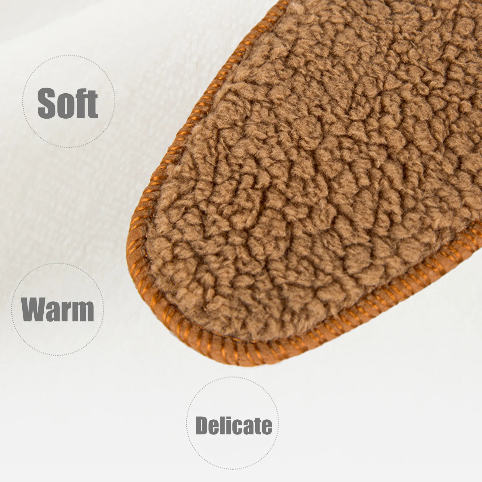 Shoe Insoles Soft Winter Warm Foot Pads for Adults Thermal Plush Inserts Breathable Odor-Free Comfort Shoe Liners