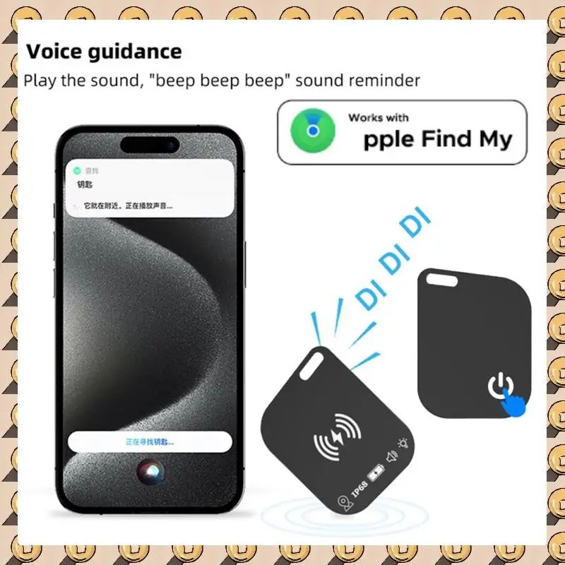 

A003 Кошелек-трекер с беспроводной зарядкой Smart Tag IPX68 Водонепроницаемый GPS-локатор Ультратонкий трекер для поиска моего устройства