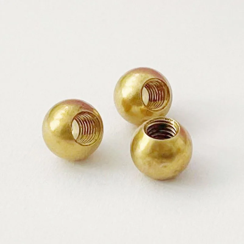 1PCS Brass Thread Hole Ball For CNC Later Machine