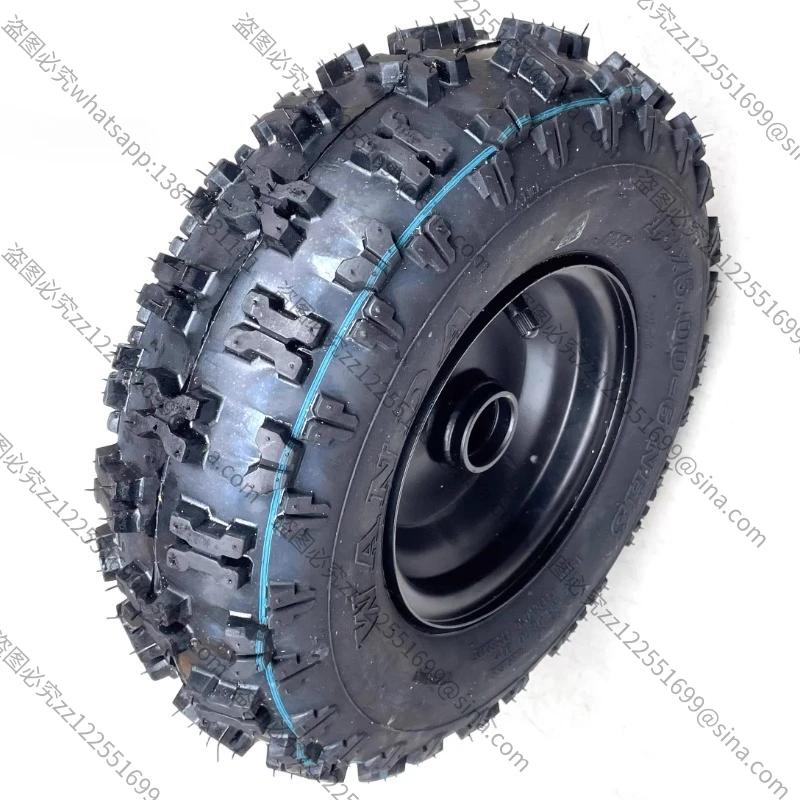 Suitable for ATV Four-wheel Electric Motorcycle Beach Car Kart 13X5.0-6 Inch Butterfly Flower Vacuum Tire Hub