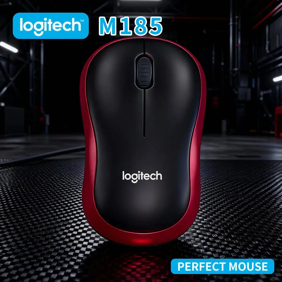 

Беспроводная игровая мышь Logitech M185 Lightspeed, датчик Hero 12K, 12000 точек на дюйм, совместимая с версиями без драйверовM750/M650L/M650