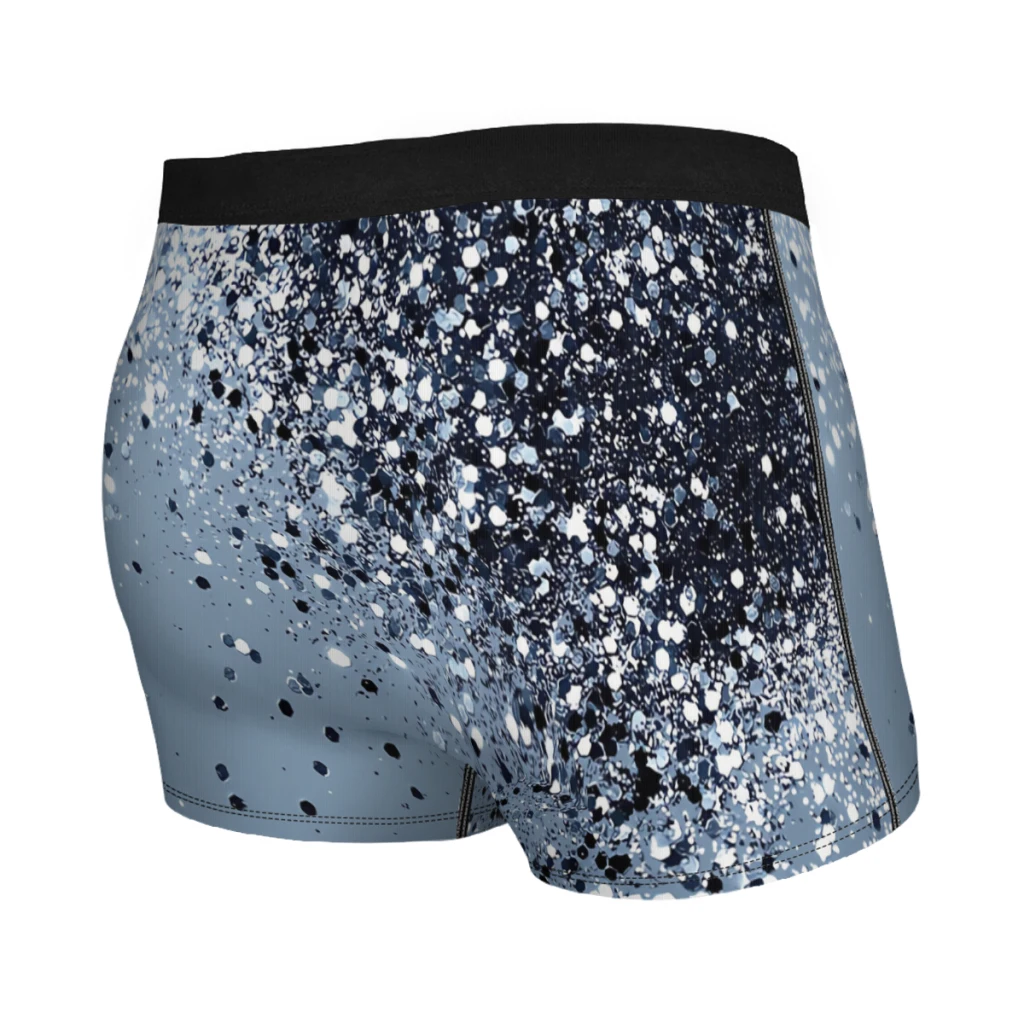 Sparkling Blue Lady Glitter Color Underpants Homme Panties Men's Underwear Print Shorts Boxer Briefs