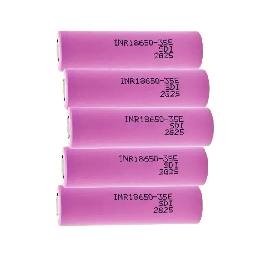 100% Original Rechargeable Battery 3500mAh 25A Discharge INR18650 35E 3.7V 3500mAh Lithium-ion 18650 Battery