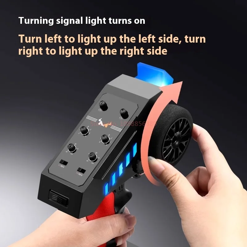 Transmetteur récepteur de télécommande 6ch 2.4g 40a Esc pour voiture Rc Mn111 Mn D90 Mn99s Mn78 Mn86 Mn128 Mn168 Wpl C14 C24 B14 B16 B36