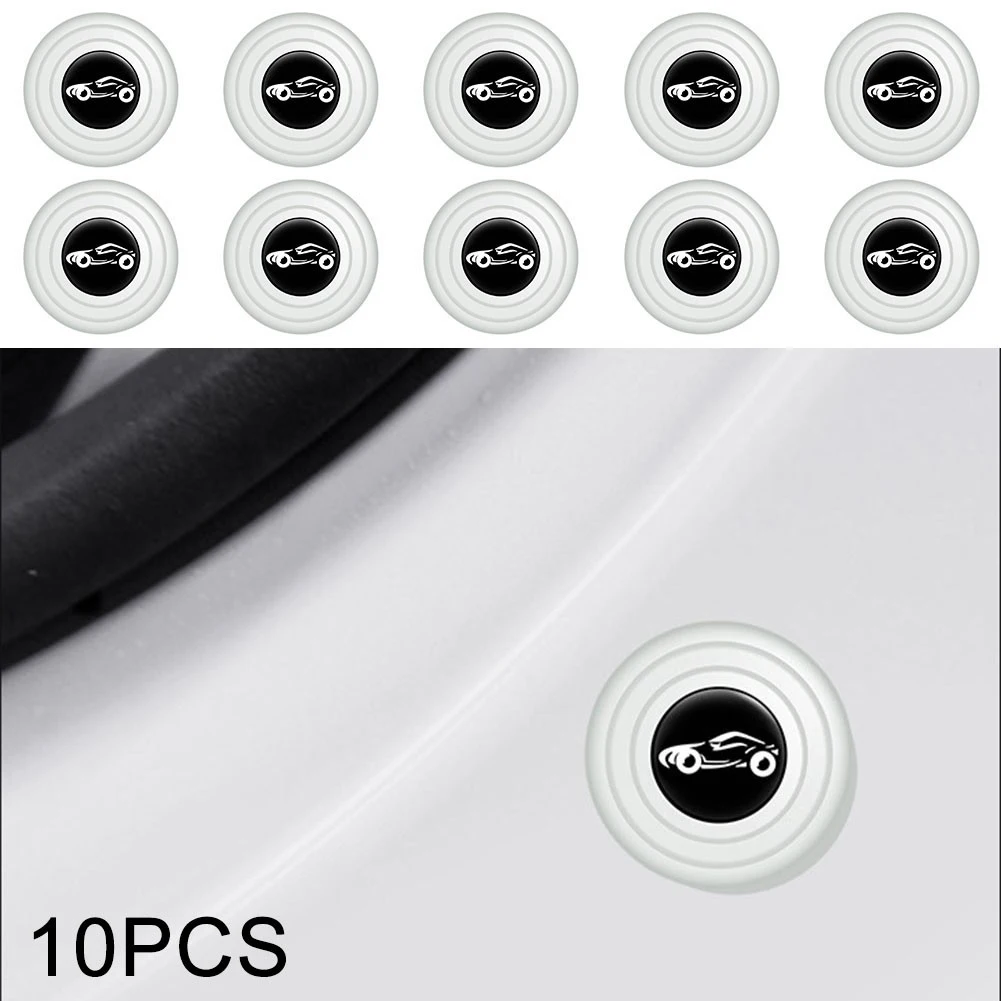 Hood Anti-Collision Luminous Gasket Anti-Collision Luminous 10 Pcs Auto Car Shock-Absorbing Sound Insulation Practical