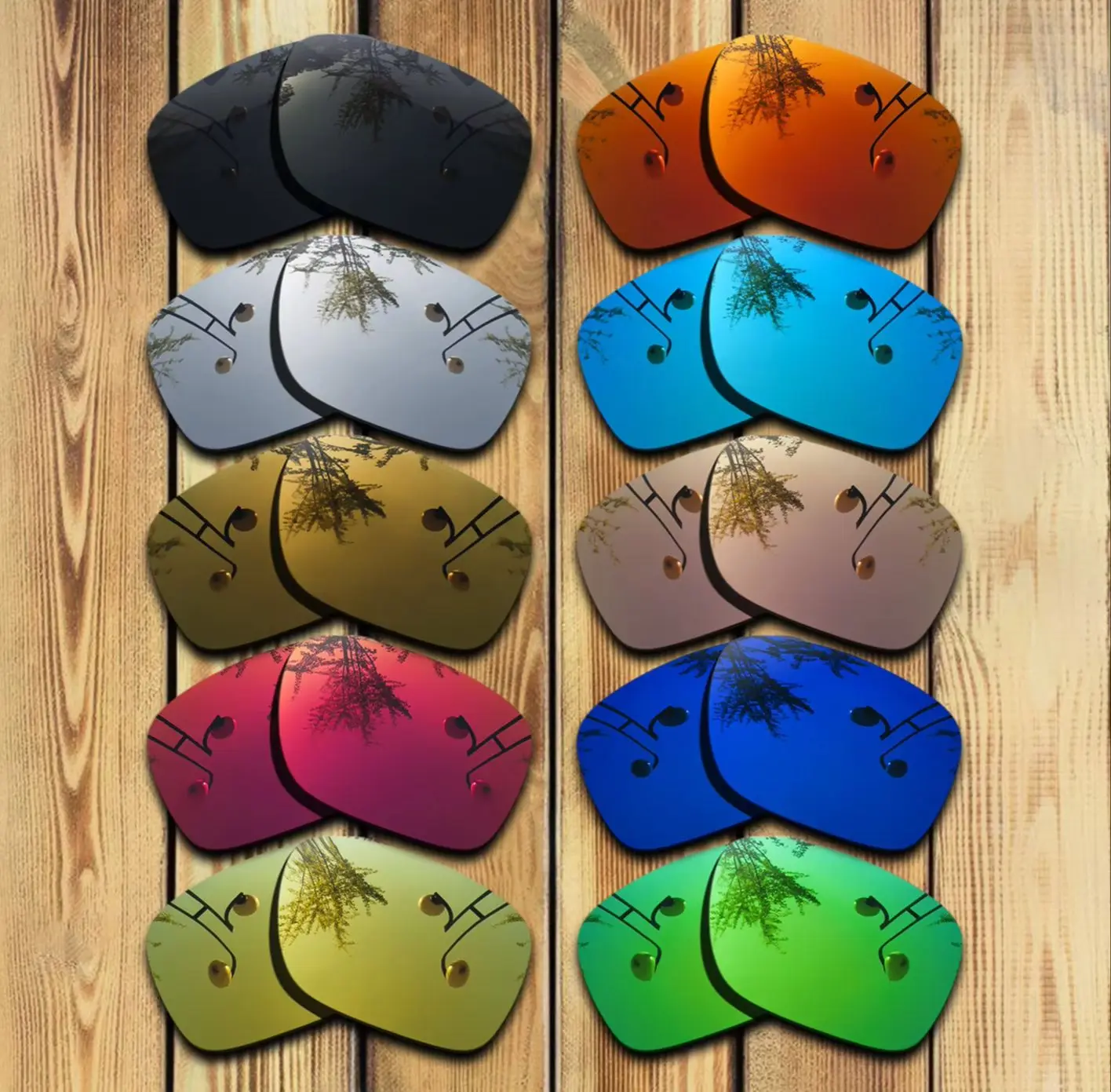 

100% Precisely Cut Polarized Replacement Lenses For-RB3364 62mm Sunglass - Many Colors