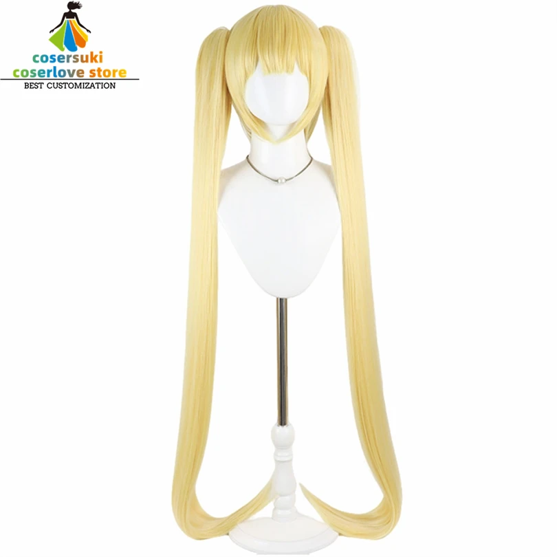 Shiboyugi: Jugar a los juegos de la muerte para conseguir comida. Peluca de cosplay de Kinko, 120 cm, accesorio para la cabeza de Halloween, ideal para eventos y convenciones.