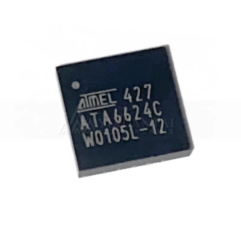 

5PCS/LOT NEW Original ATA6624C-PGQW ATA6624C-PGQW-1 Marking: ATA6624C IC TRANSCEIVER 1/1 20VQFN QFN20