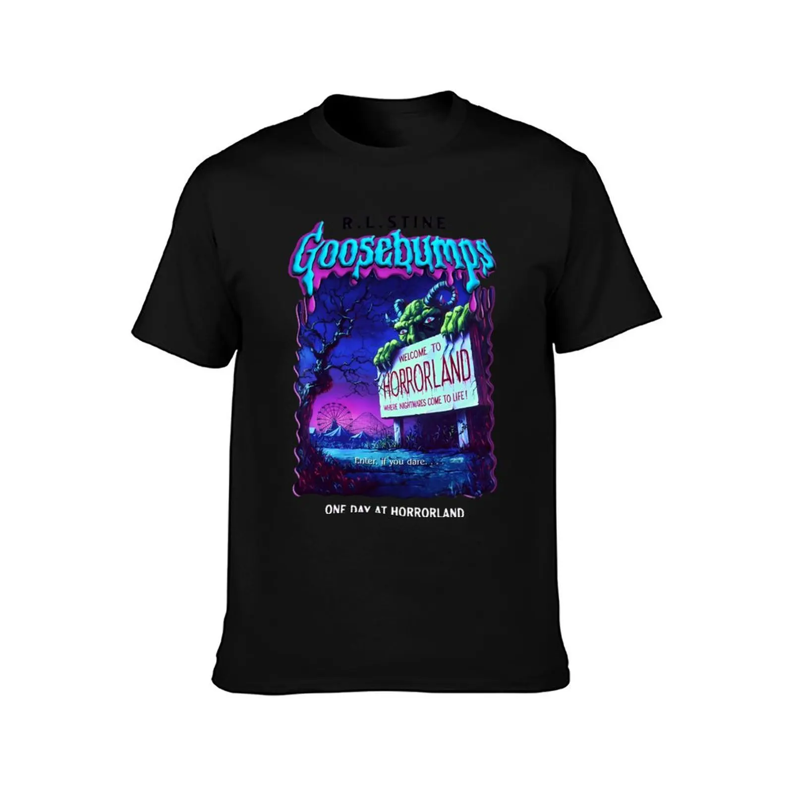 Goosebumps One Day At HorrorLand \t T-Shirt cotton t shirts high quality T-Shirt