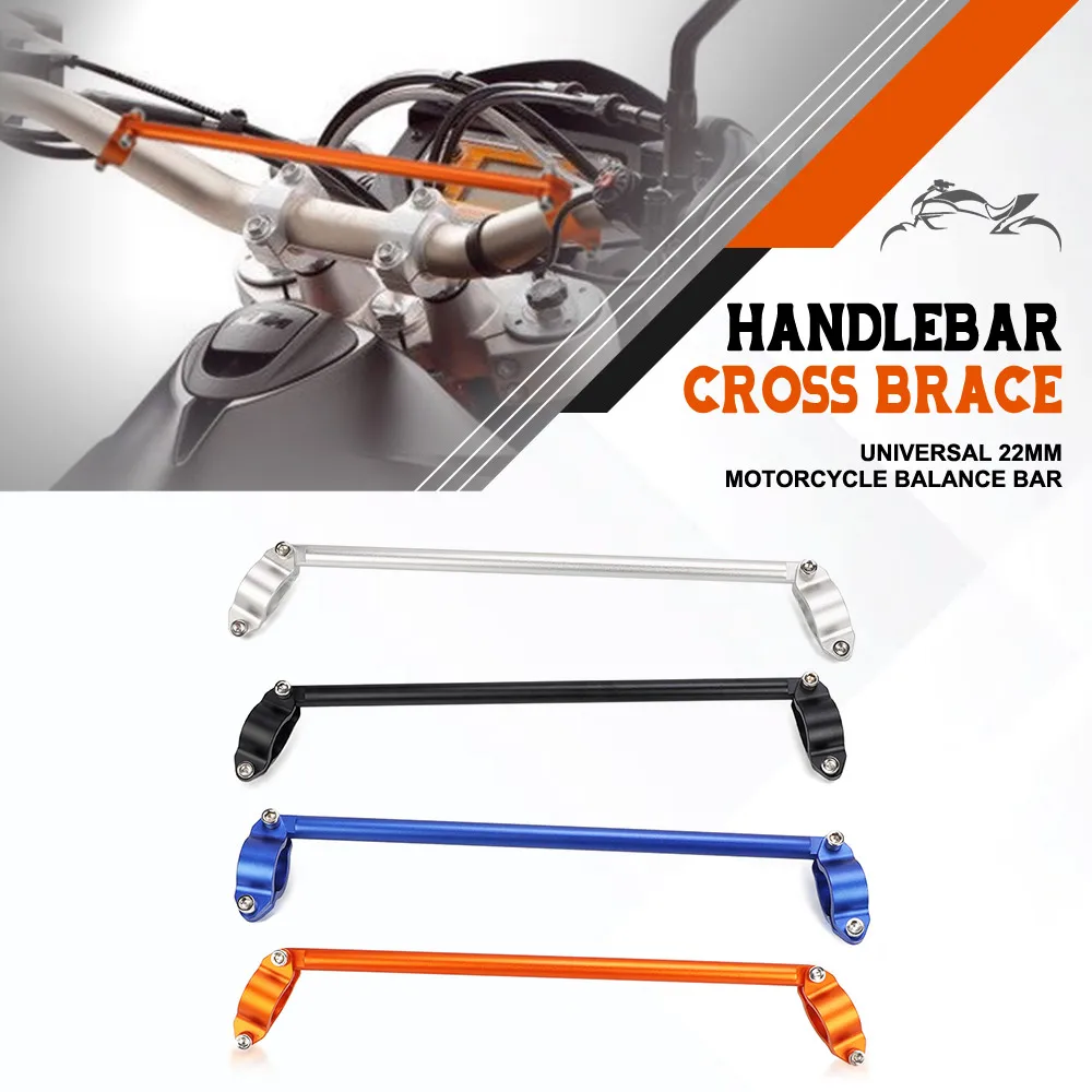 Universal 22mm Motorcycle Balance Bar CNC FOR Crossbar Strengthen Handlebar Extended Motorbike Reinforce Lever Accessories
