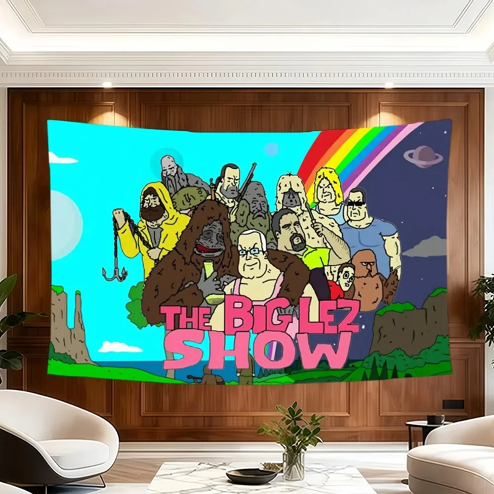 Cartoon The B-Big Lez S-Show flag Decorative Banners Suitable For Outdoor Camping Family Parties And Garden Walls Gift