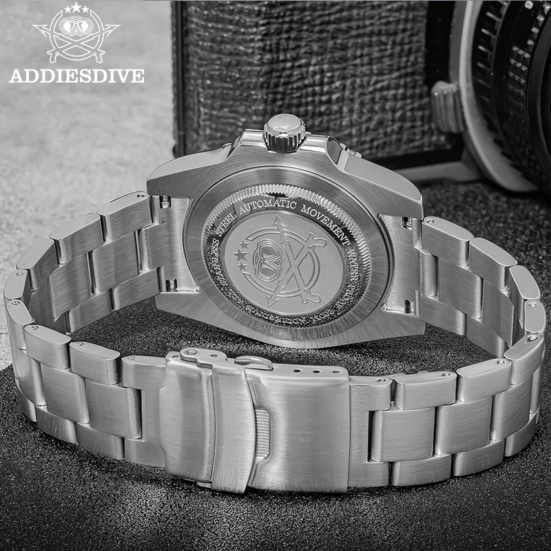 ADDIESDIVE Nuovo NH35 Automatico Orologio Meccanico di Lusso Zaffiro AR Rivestito Luminoso Impermeabile 200m Orologio Da Polso AD2086