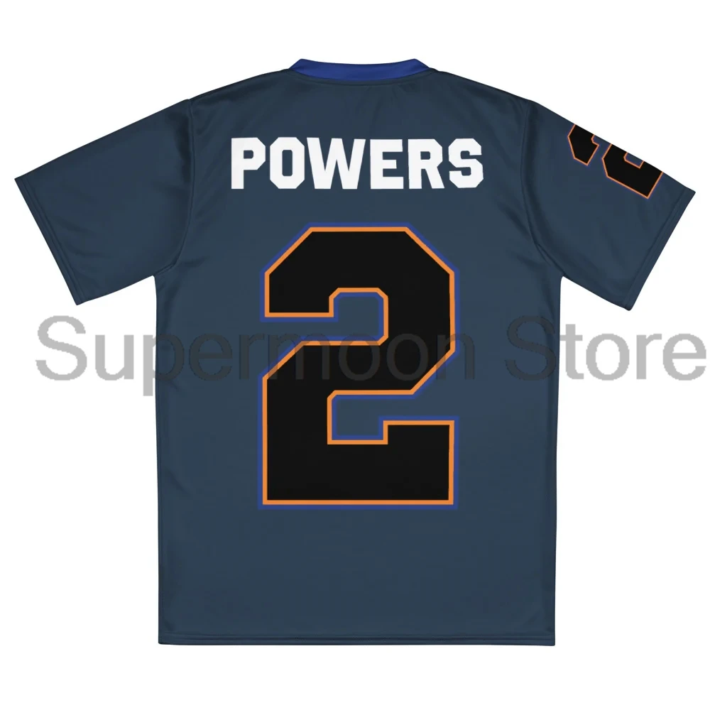 تشاد باورز جنوب جورجيا لكرة القدم جيرسي تي شيرت الخامس الرقبة قصيرة الأكمام ملابس رياضية المحملة النساء الرجال في الهواء الطلق ملابس الشارع الشهير