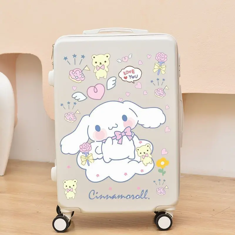 Cartoon Cute Sanrio Kuromi Big Big Suitcase Stickers Travel Luggage Diy Decorative Stickers Waterproof Birthday Gift