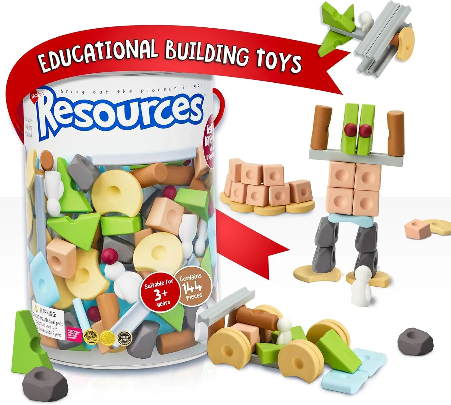 

Nature-Inspired Unique Reggio Emilia Learning Toys, Preschool Resources for Fine Motor Skills, Educational Building Blocks for K
