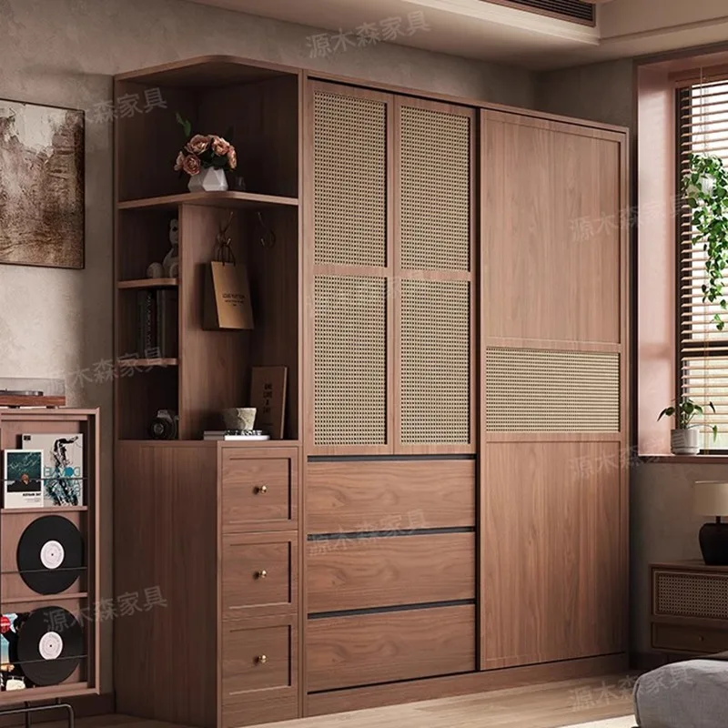 

European Wardrobes Luxury Rack King Size Organizer Wooden Wardrobes Sliding Doors Armario Ropero Dormitorio House Accessories