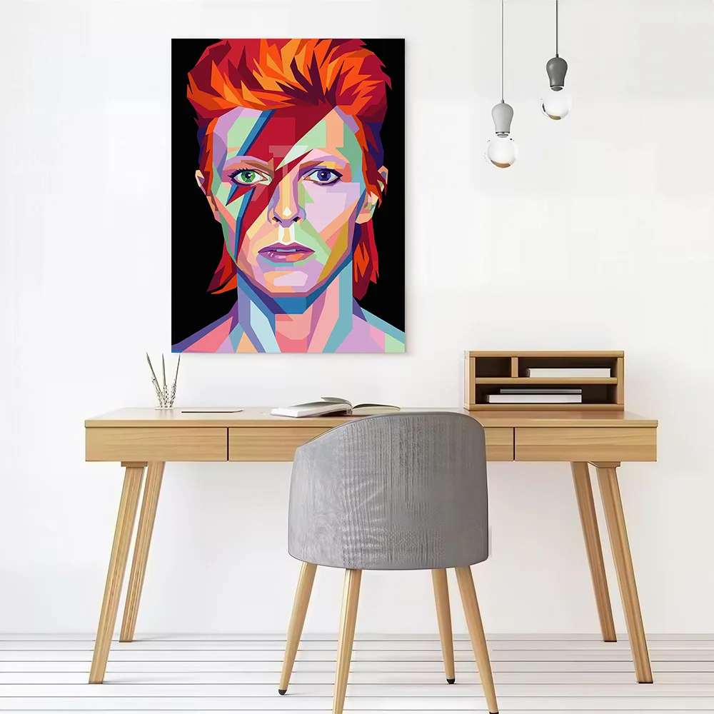 David Bowie Pop Art Canvas Wall Art Poster Custom Wall Paintings Personalized Photo Printing for Home Decor Ornaments Bedroom