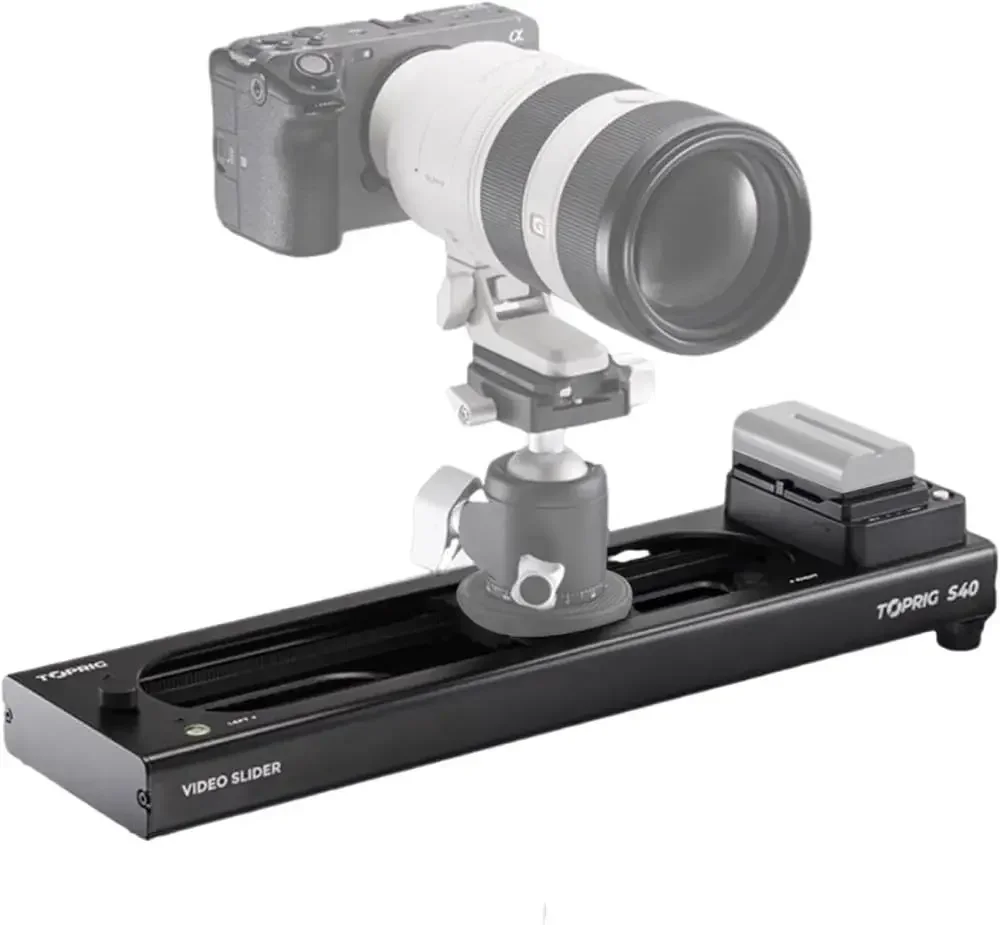 Best Toprig Accsoon Camera Video Slider S40 Adjustable 24 Inch/60cm Electric Full Button Control Slider S40 AA-S01