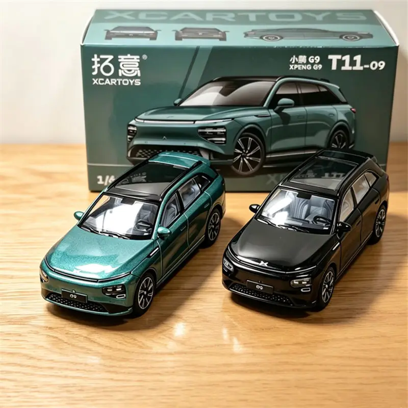 1:64 XPENG G9 Elektro-SUV Modellauto aus Legierung, Simuliertes Druckguss-Metall Luxus-Neuenergiefahrzeug Miniaturmodell Kinderspielzeug