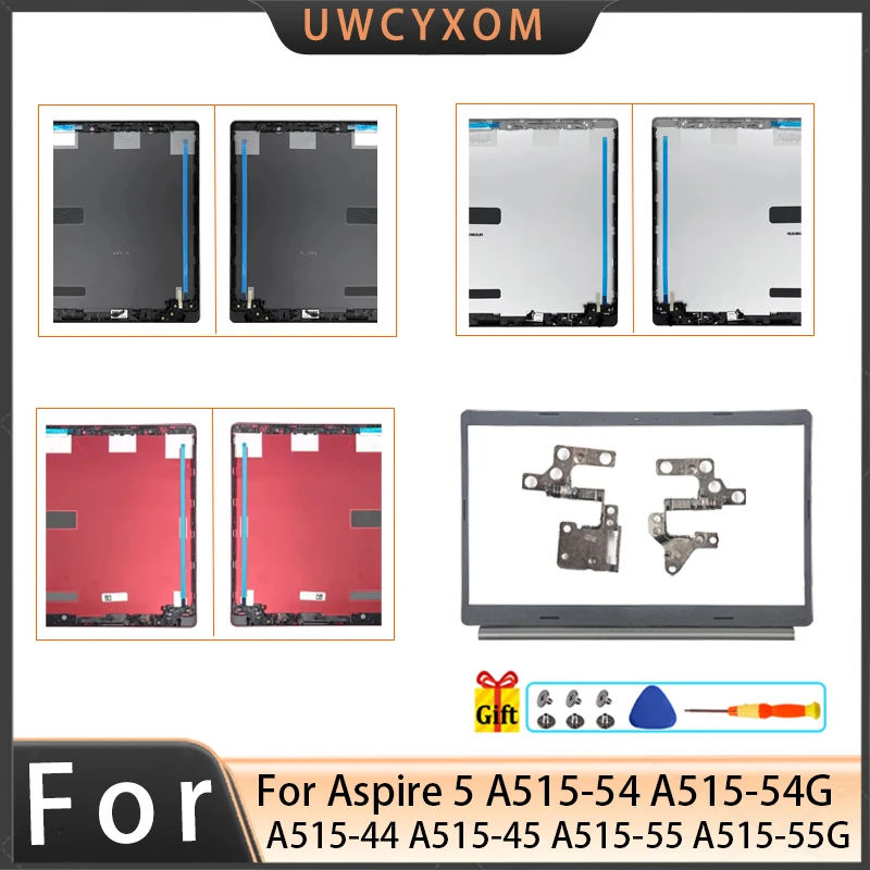 

New Laptop Covers For Aspire 5 A515-54 A515-54G A515-44 A515-45 A515-55 A515-55G N18Q13LCD Back Cover Front Bezel Hinges Top Lid