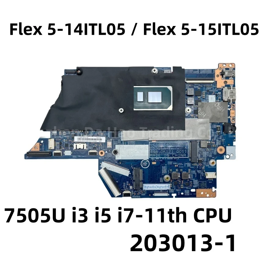 Placa base para portátil Lenovo ideapad Flex 5-14ITL05 Flex 5-15ITL05, con CPU i3 i5 i7-11th, 8GB, 5B21B33122, 5B21B37518, 203013-1