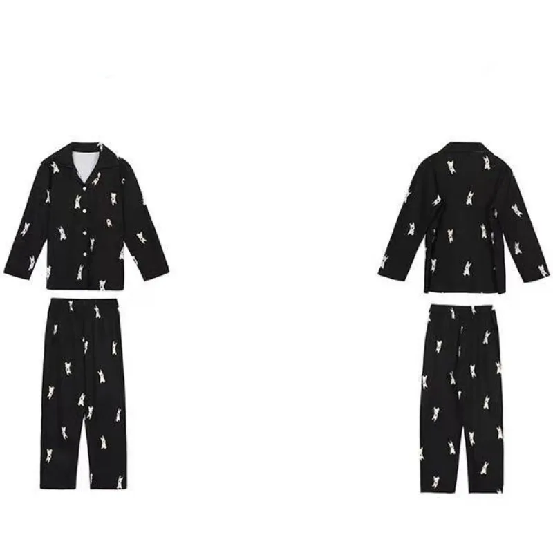 2024 New Spring Autumn Home Wear Long Sleeves Cardigans Women's Pajamas Girls Casual Comfortable Loungewear Set Ladies Sleepwear