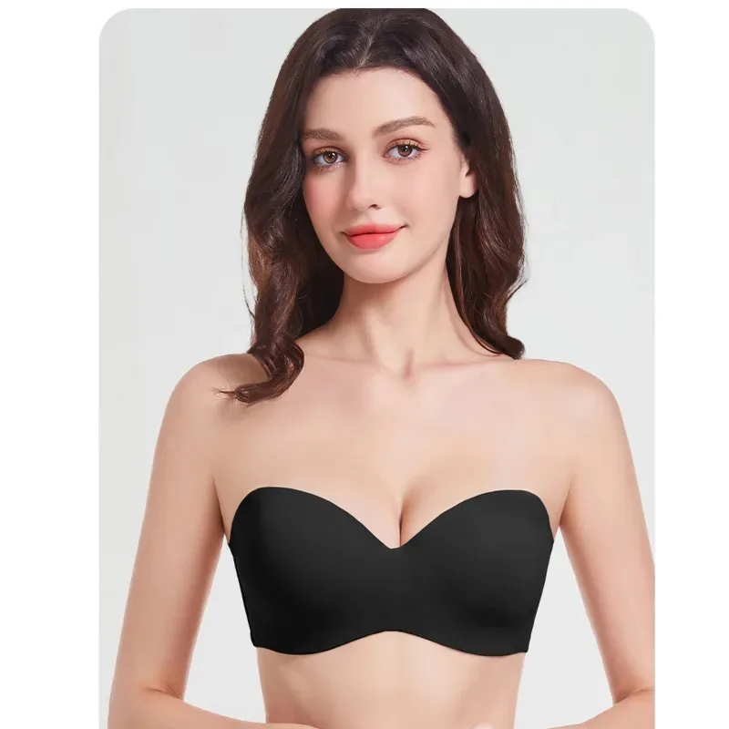 

75 80 85 90 95 B C D E F G Stick On Underwire Pushup Plus Size Lingerie For Women Большой бюстгальтер Mujer Brassiere Femme ih