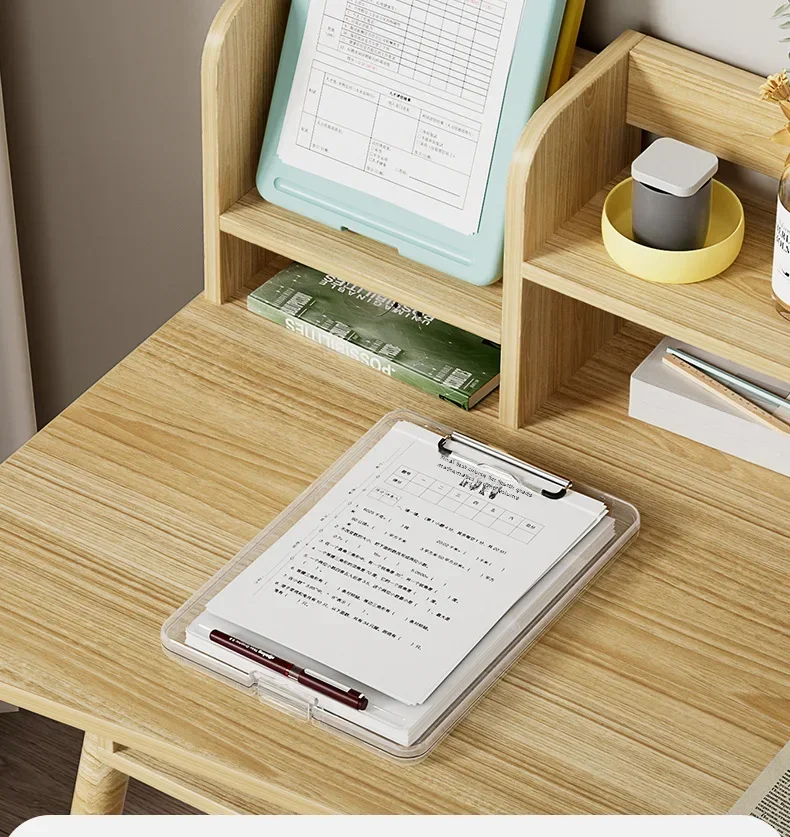 مجلد ملفات متعدد الوظائف للطلاب ، لوح كتابة ، صندوق تخزين ورقي للامتحان ، مقطع خاص