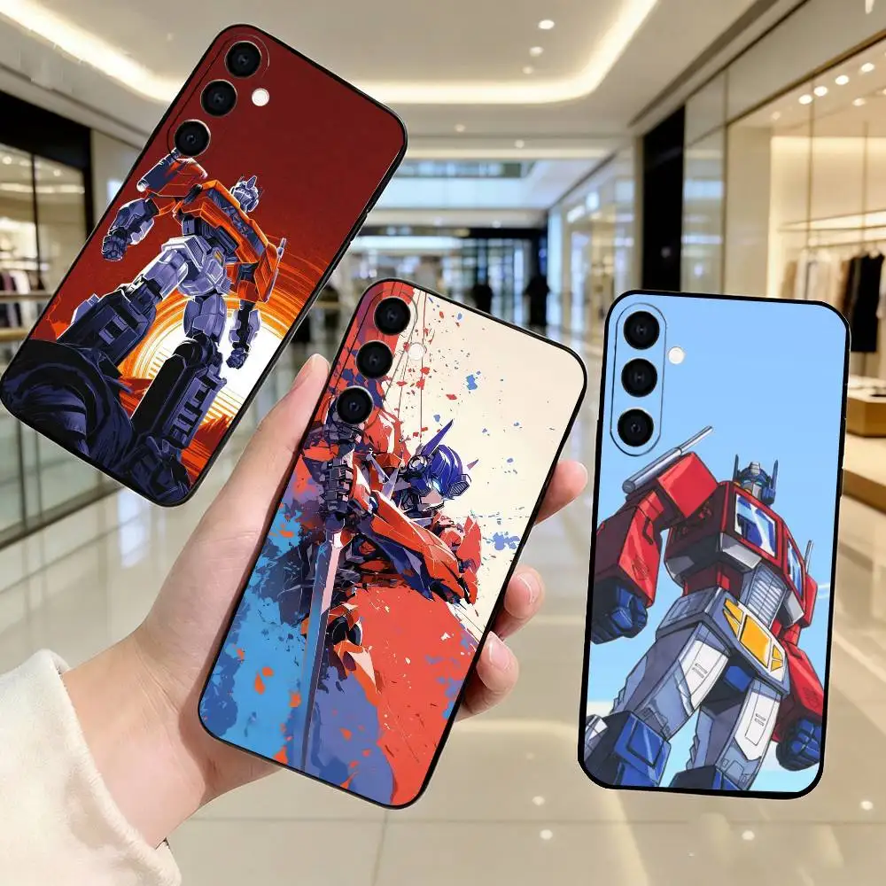 K-Transformers Anime  Phone Case Black Silicone Soft For Samsung Galaxy A73,A72,A71,A70,A53,A52,A51