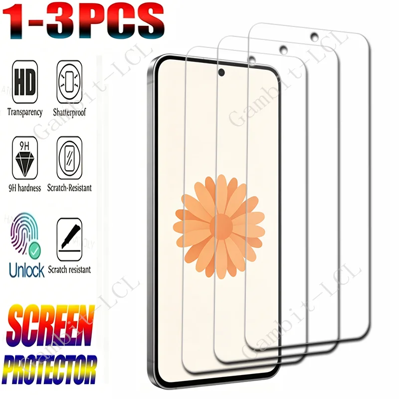 1-3PCS 9H HD Tempered Glass For Samsung Galaxy S26 FE SamsungGalaxyS26FE GalaxyS26FE S26FE 6.7" Screen Protector Cover Film