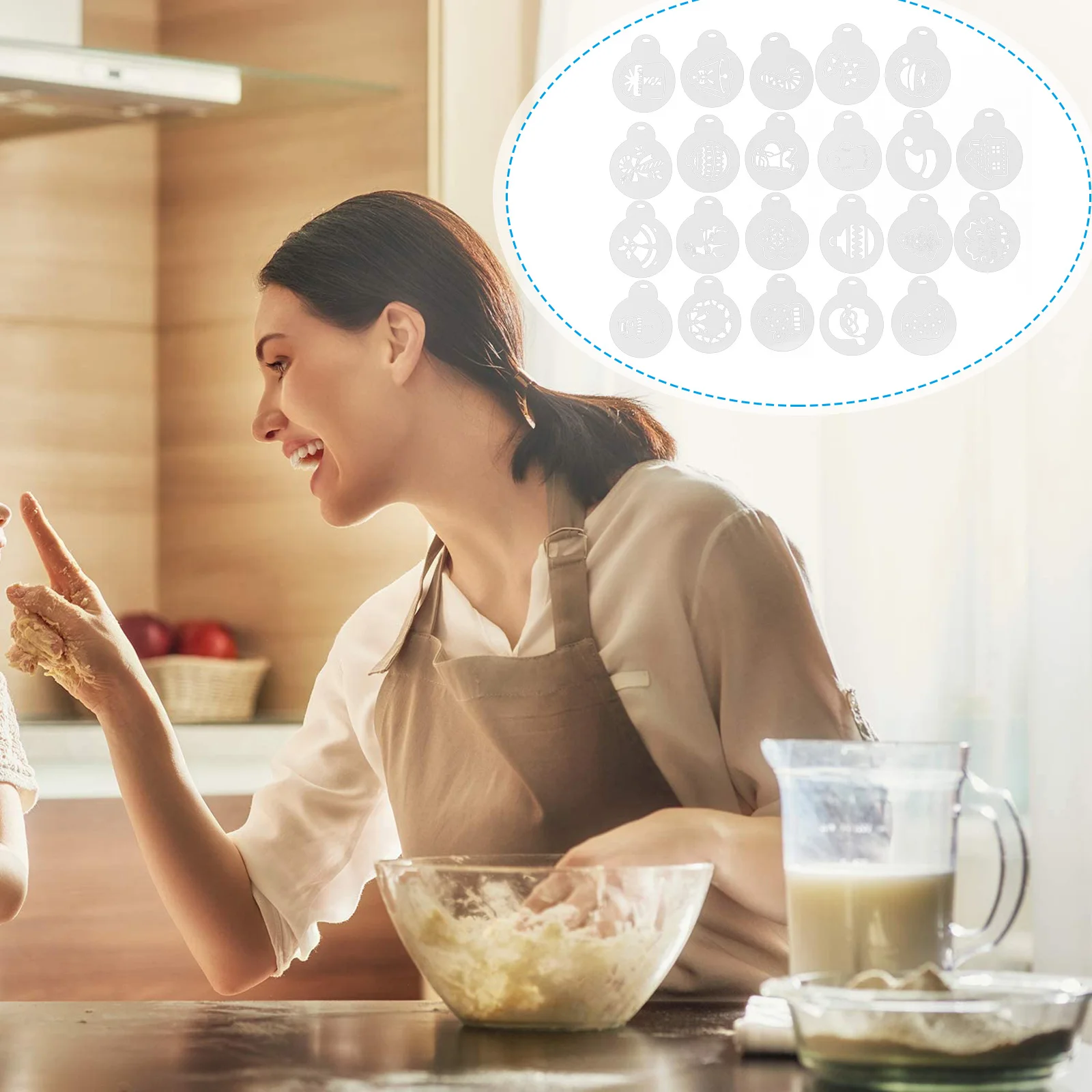 22 szt. Formy do wytłaczania ciast, szablony do rękodzieła, DIY, dekoracje na ślub, urodziny, forma do wytłaczania ciast, szablony do rękodzieła