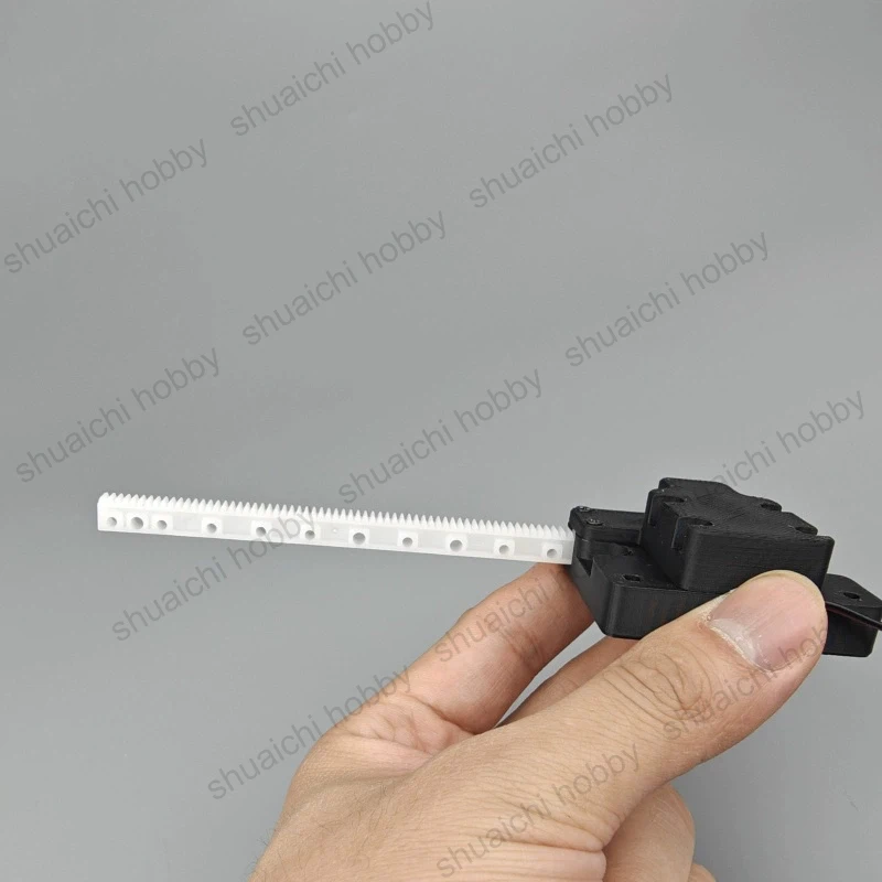 1PCS 3-5V Motore Push-Pull a Movimento Alternativo con Cavo di Alimentazione 96mm-Corsa Ingranaggio Push Rod per Robot RC Modello di Aereo Parti FAI DA TE