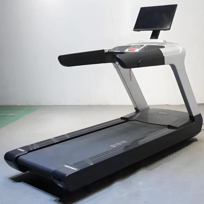 Home Gym Multi-Functional Commercial Electric Treadmill with LED Screen Projection Auto Incline & Touch Screen Display