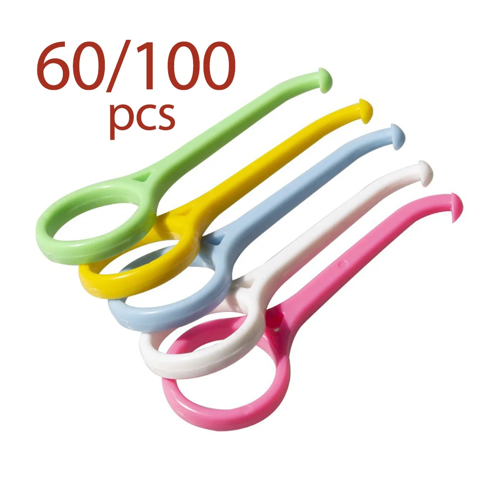 

60/10PCs Orthodontic Aligner Chewies Hook Dental Invisible Removable Brace Extractor Tooth Socket Remover Removal Tool Oral Care