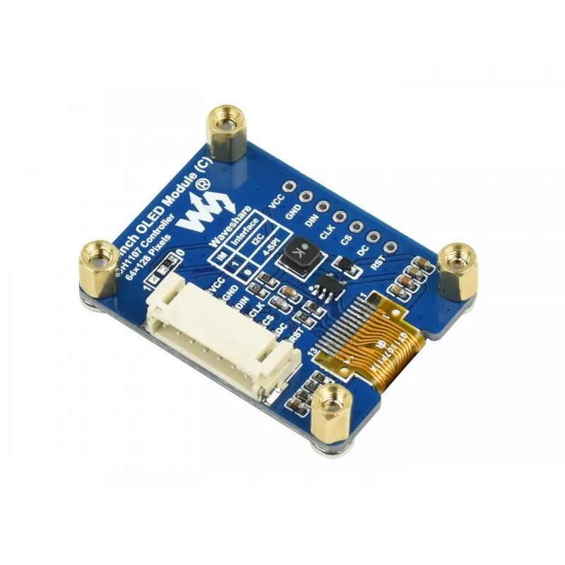 Waveshare 1.3inch OLED Module (C),64×128, General 1.3inch OLED Display Module